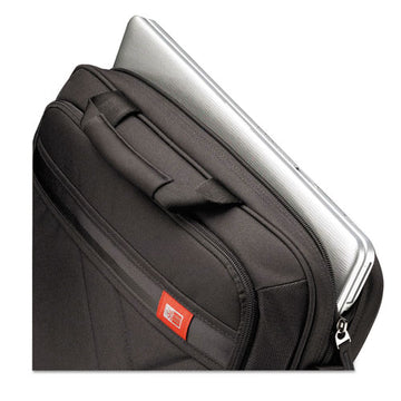 Case Logic® Diamond 17" Laptop Briefcase, 17.3" X 3.2" X 12.5", Black freeshipping - TVN Wholesale